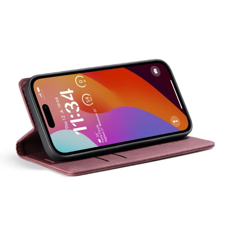 Pouzdro CASEME pro iPhone 16 Pro červené