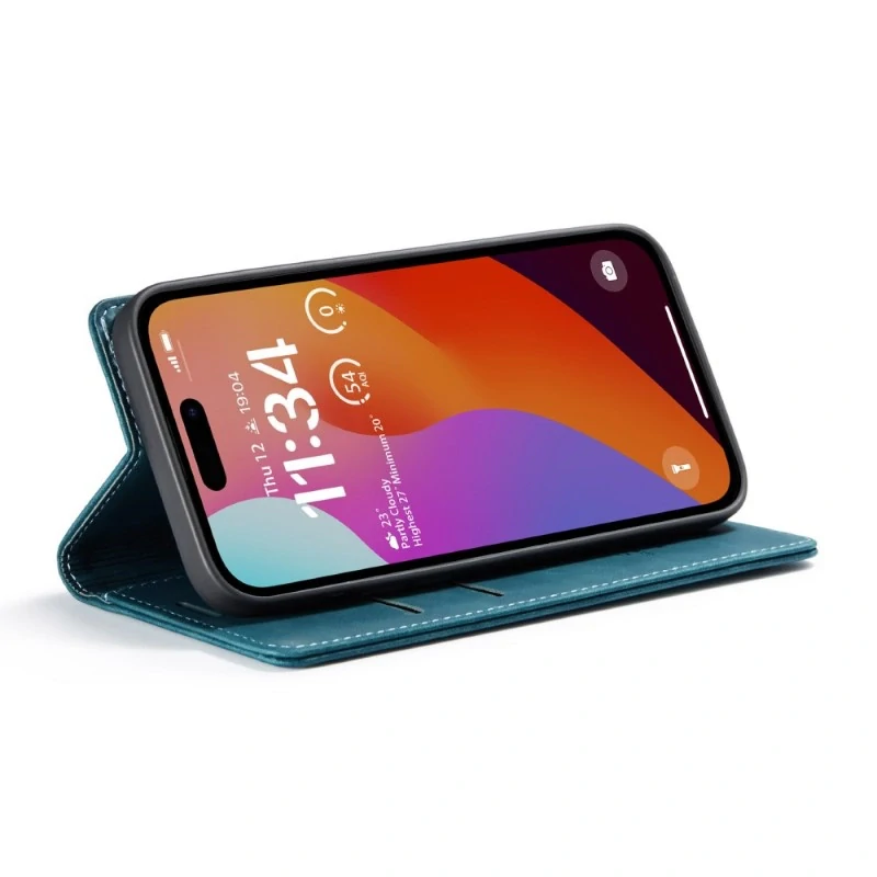 Pouzdro CASEME pro iPhone 16 Pro modré