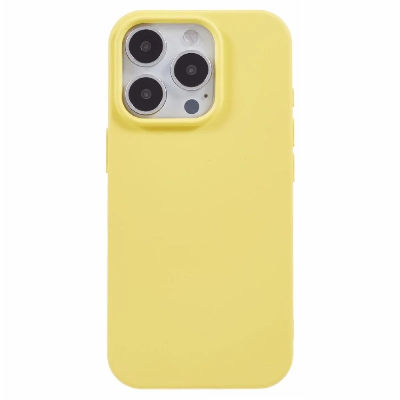 Kryt na iPhone 16 Pro gumový Premium žlutý