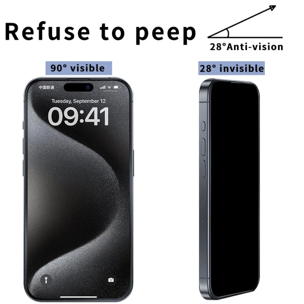 Tvrzené sklo na iPhone 16 Privacy