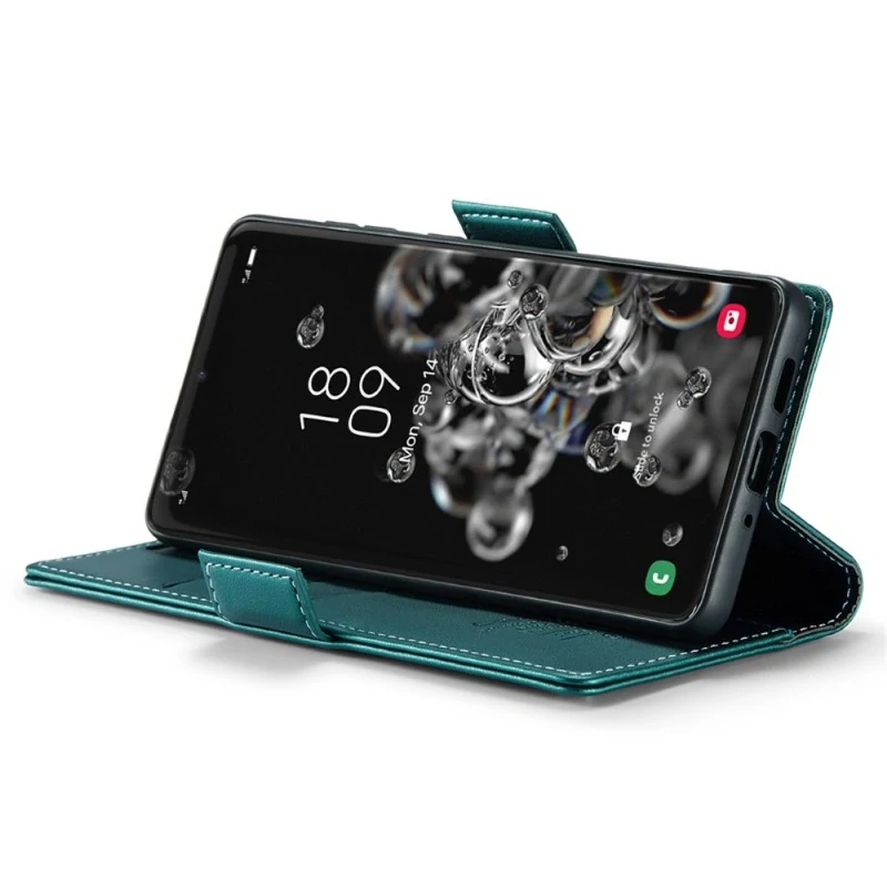 Pouzdro na Samsung Galaxy S20 Ultra CASEME smooth zelené