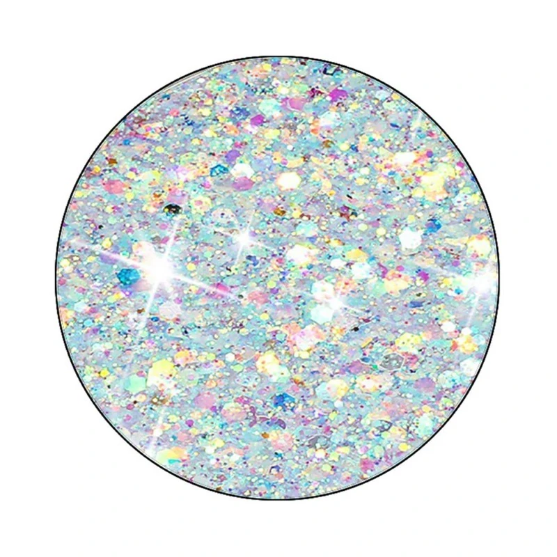 Kryt na iPhone 15 třpytivý stříbrný