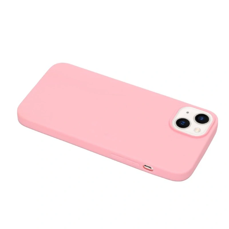 Kryt na iPhone 15 gumový Premium růžový