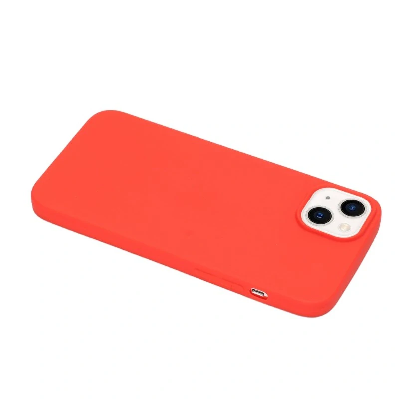 Kryt na iPhone 15 gumový Premium červený