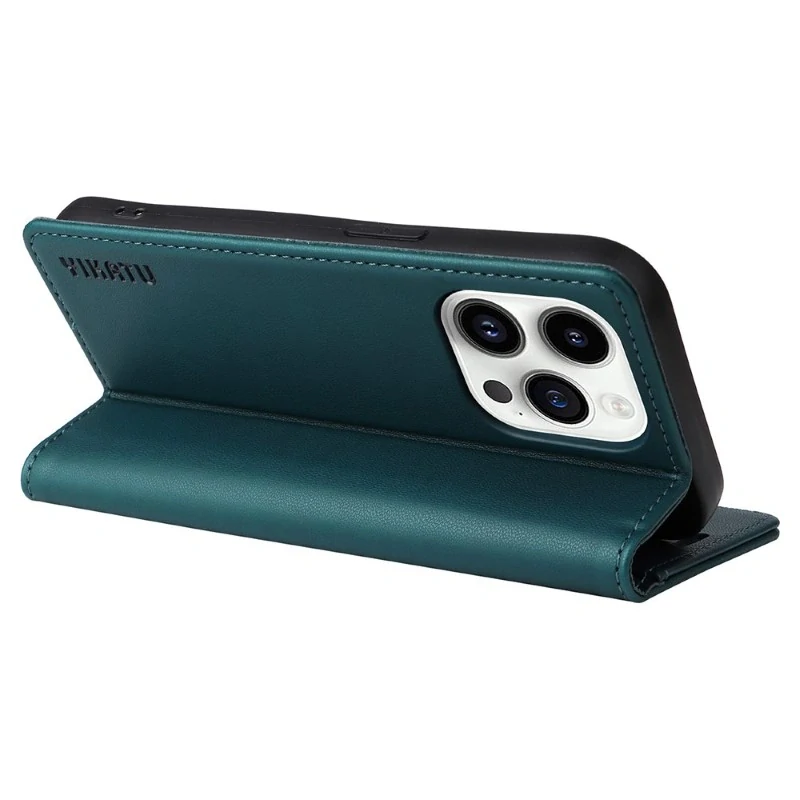 Pouzdro na iPhone 15 Pro YIKATU zelené