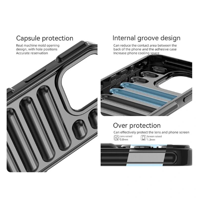 Kryt na iPhone 15 Pro Capsule čirý