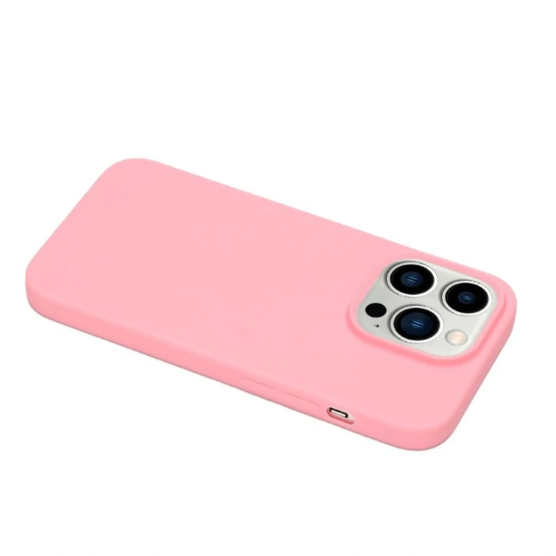 Kryt na iPhone 15 Pro gumový Premium růžový