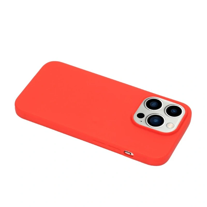 Kryt na iPhone 15 Pro gumový Premium červený