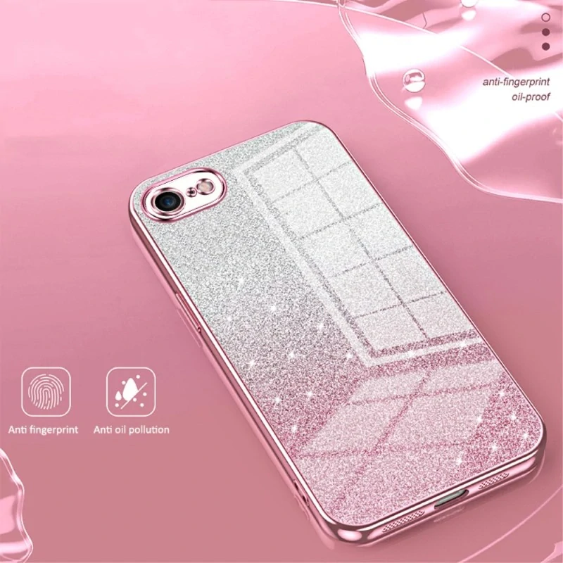 Kryt na iPhone 7 / 8 / SE ( 2020 / 2022 ) Glitter růžový