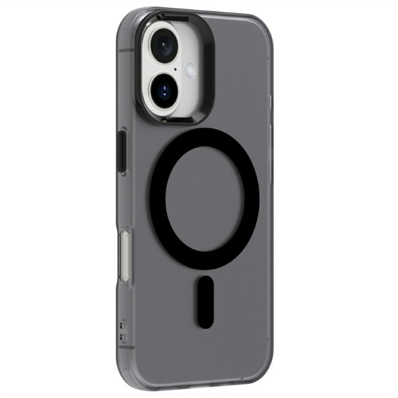 Kryt na iPhone 16 gumový Candy (podpora MagSafe) černý