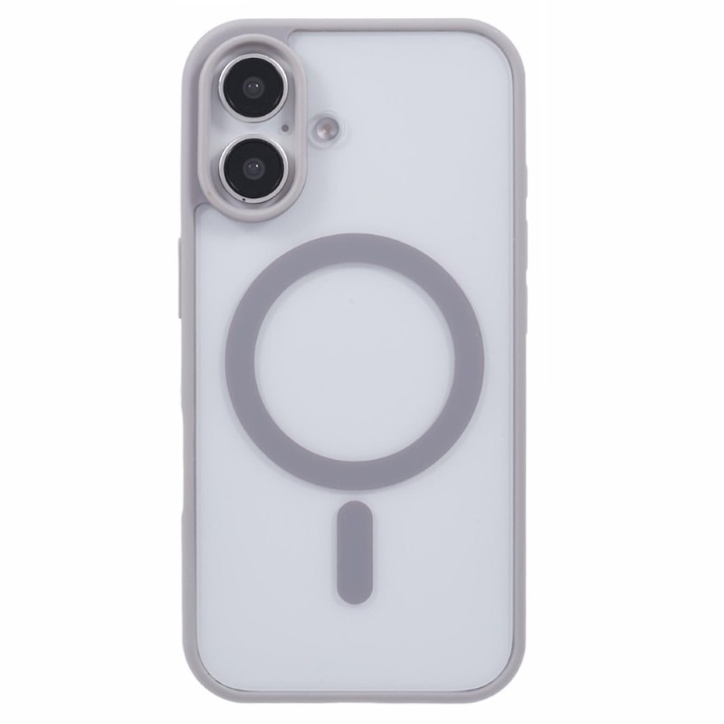 Kryt na iPhone 16 matný s podporou MagSafe šedý