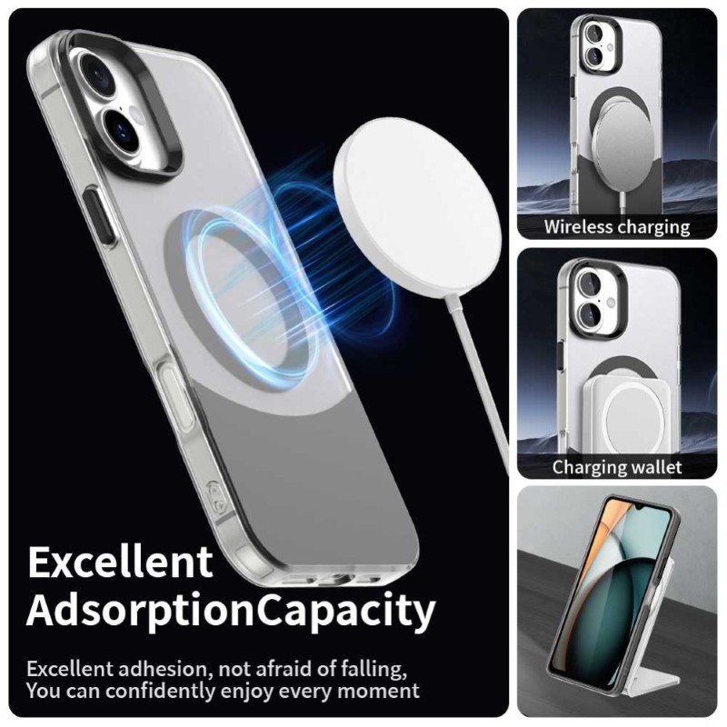 Kryt na iPhone 16 Split s podporou Magsafe černý