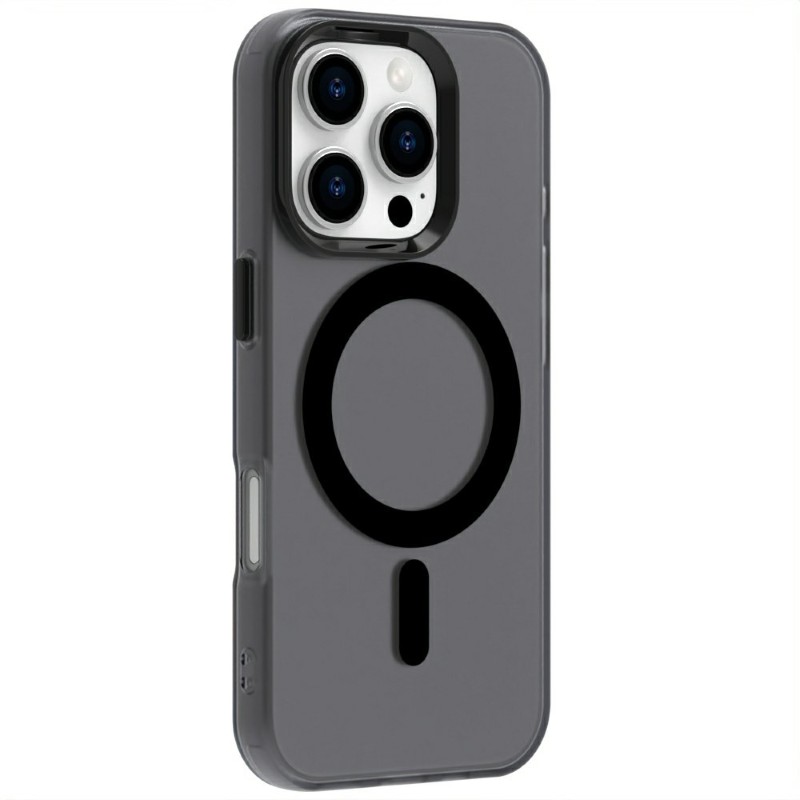 Kryt na iPhone 16 Pro gumový Candy (podpora MagSafe) černý