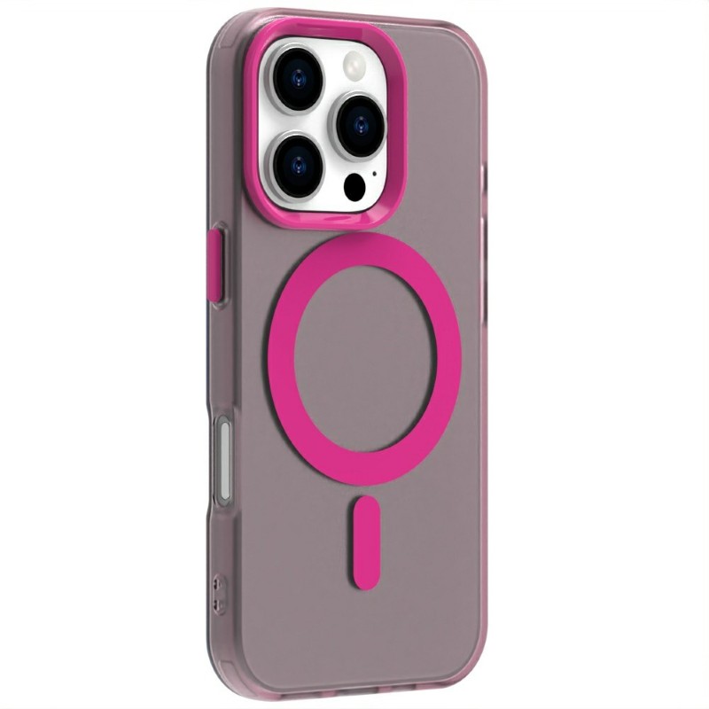 Kryt na iPhone 16 Pro gumový Candy (podpora MagSafe) růžový