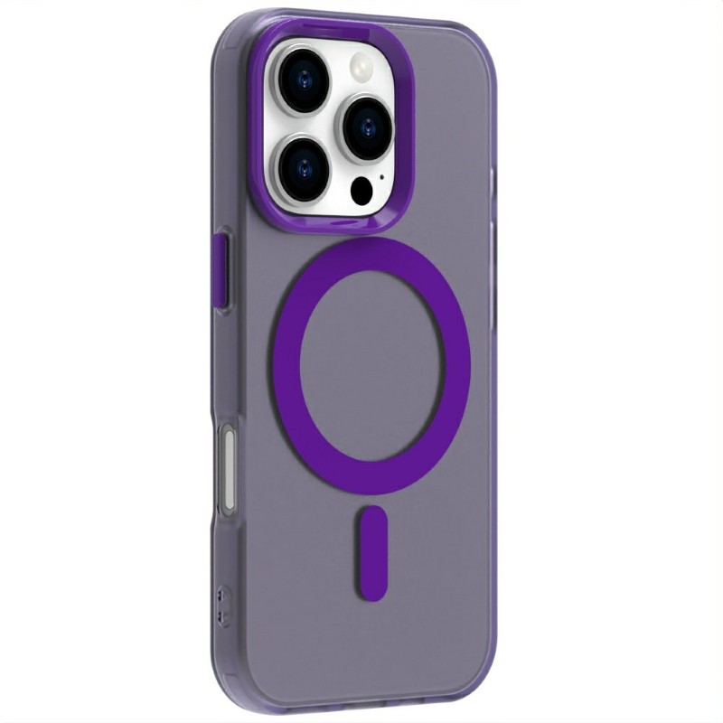 Kryt na iPhone 16 Pro gumový Candy (podpora MagSafe) fialový