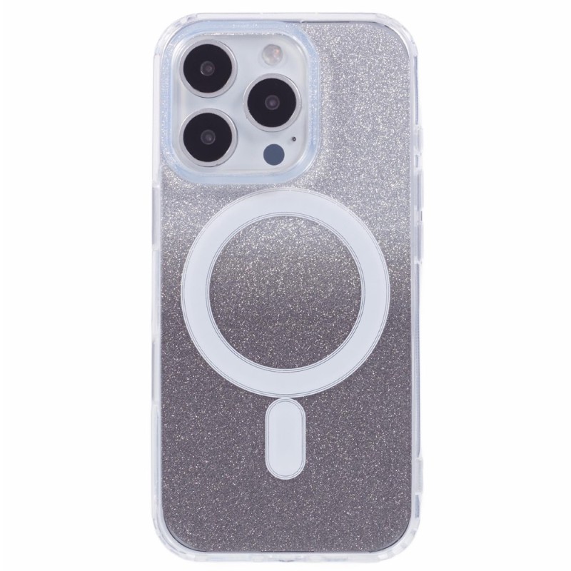 Kryt na iPhone 16 Pro Glitter s podporou MAGSAFE černý