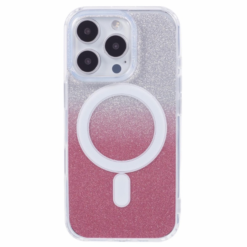 Kryt na iPhone 16 Pro Glitter s podporou MAGSAFE růžový