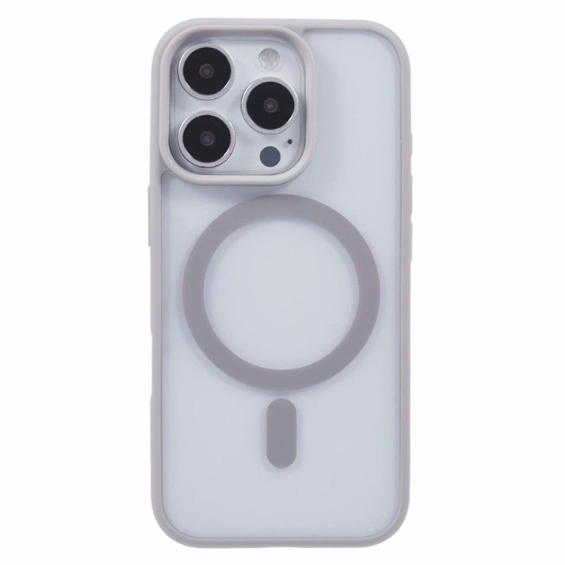 Kryt na iPhone 16 Pro Max matný s podporou MagSafe šedý