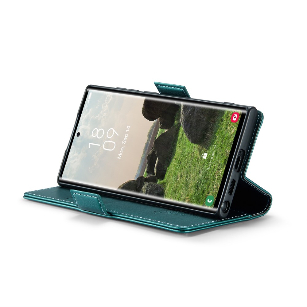 Pouzdro na Samsung Galaxy S25 Ultra CASEME smooth zelené