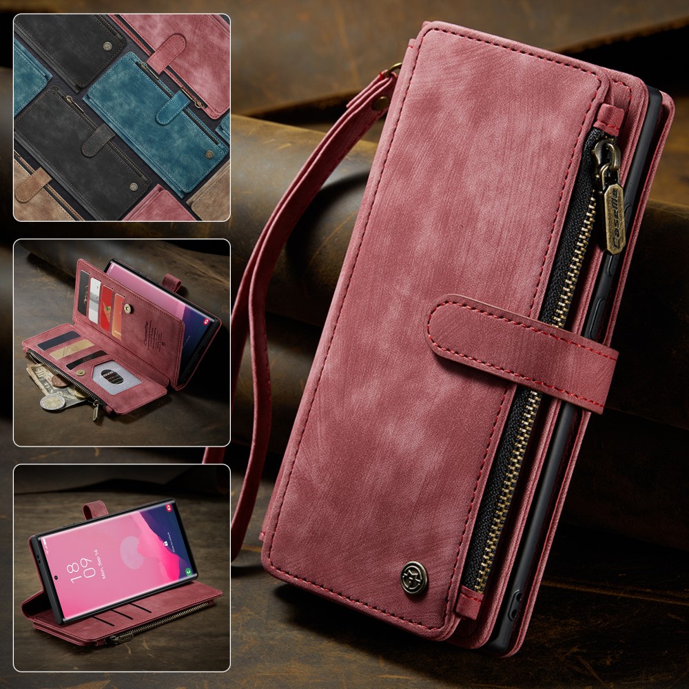 Pouzdro na Samsung Galaxy S25 Ultra CASEME Deluxe červené