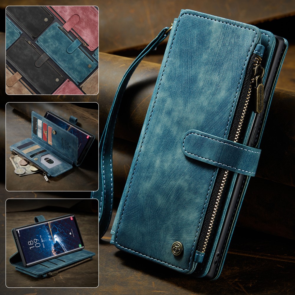 Pouzdro na Samsung Galaxy S25 Ultra CASEME Deluxe modré