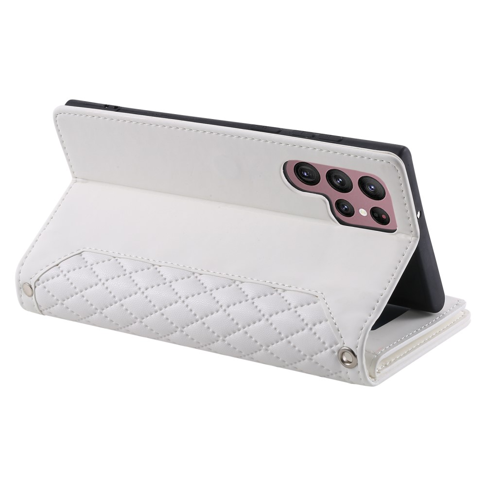 Pouzdro na Samsung Galaxy S25 Ultra Luxury Double Layer bílé