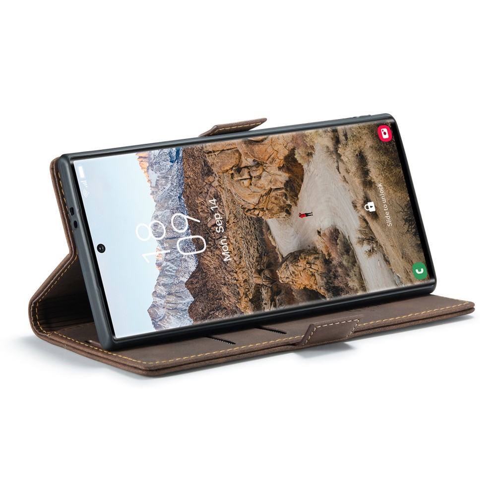 Pouzdro na Samsung Galaxy S25 Ultra CASEME hnědé
