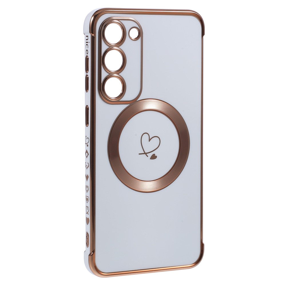 Kryt na Samsung Galaxy S23 Srdíčko s podporou MagSafe blý