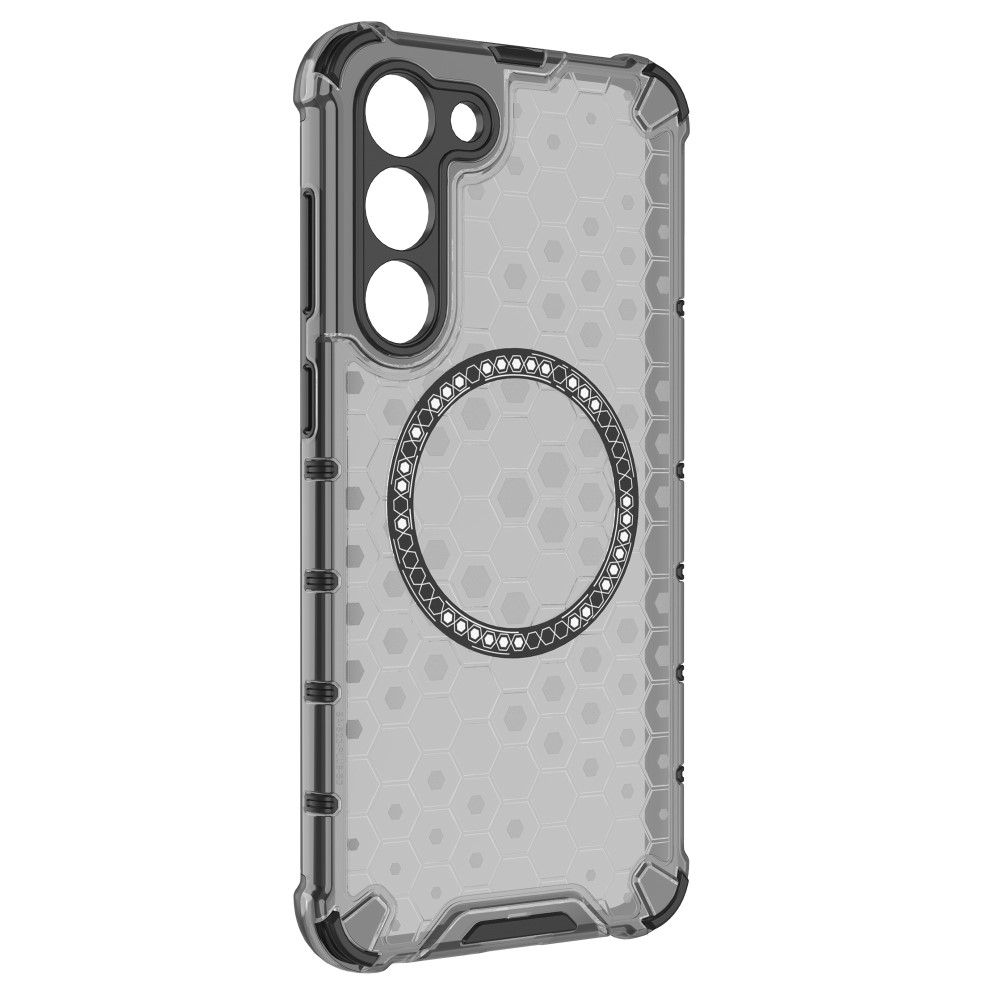 Kryt na Samsung Galaxy S23 odolný Honeycomb s podporou Magsafe šedý