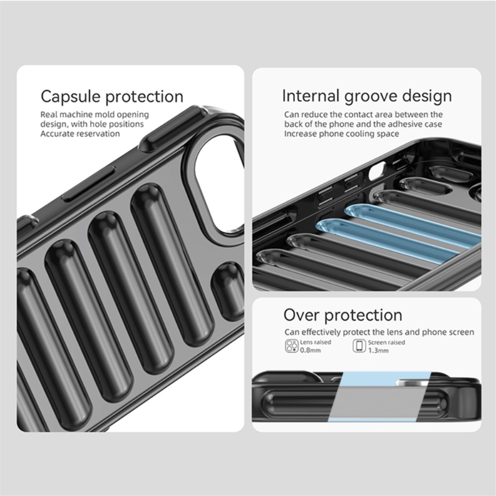 Kryt na iPhone 16E Capsule zelený