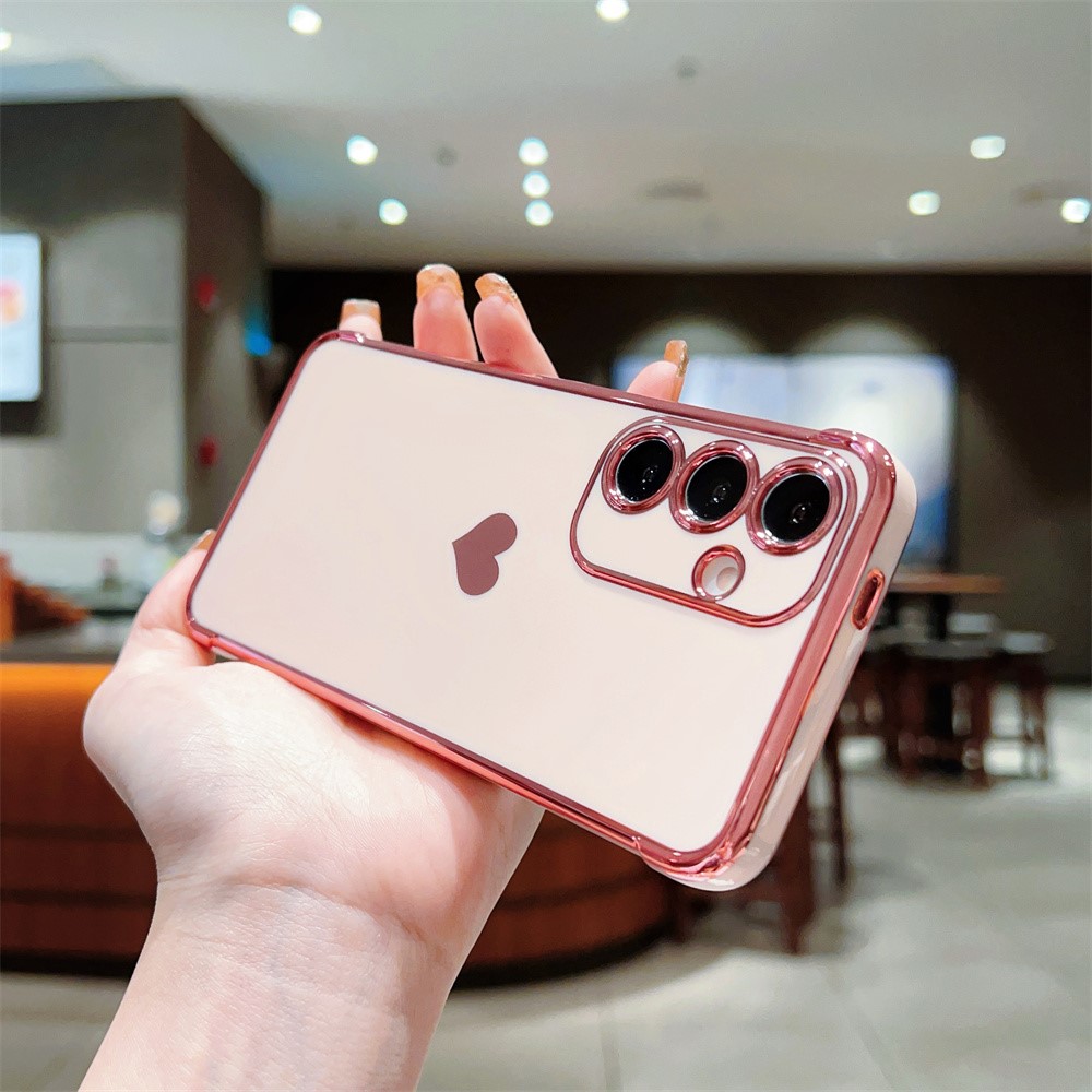 Kryt na Samsung Galaxy S25 Srdíčko růžový