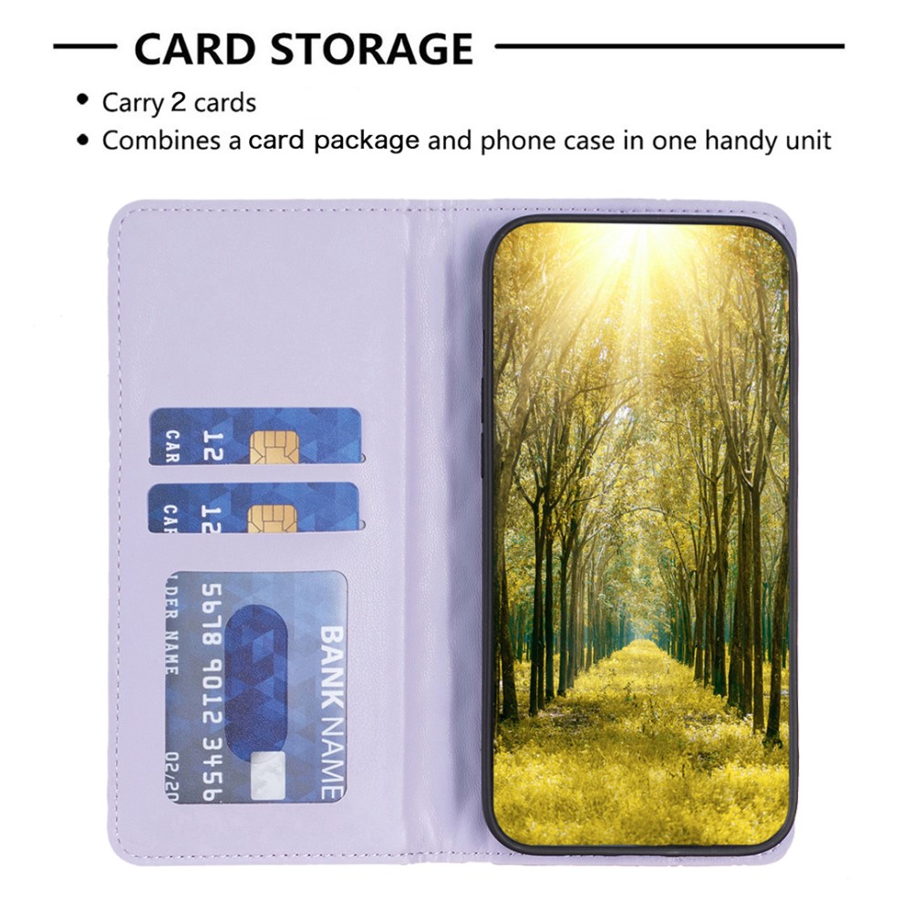 Pouzdro na Samsung Galaxy S24 FE Binfen fialové