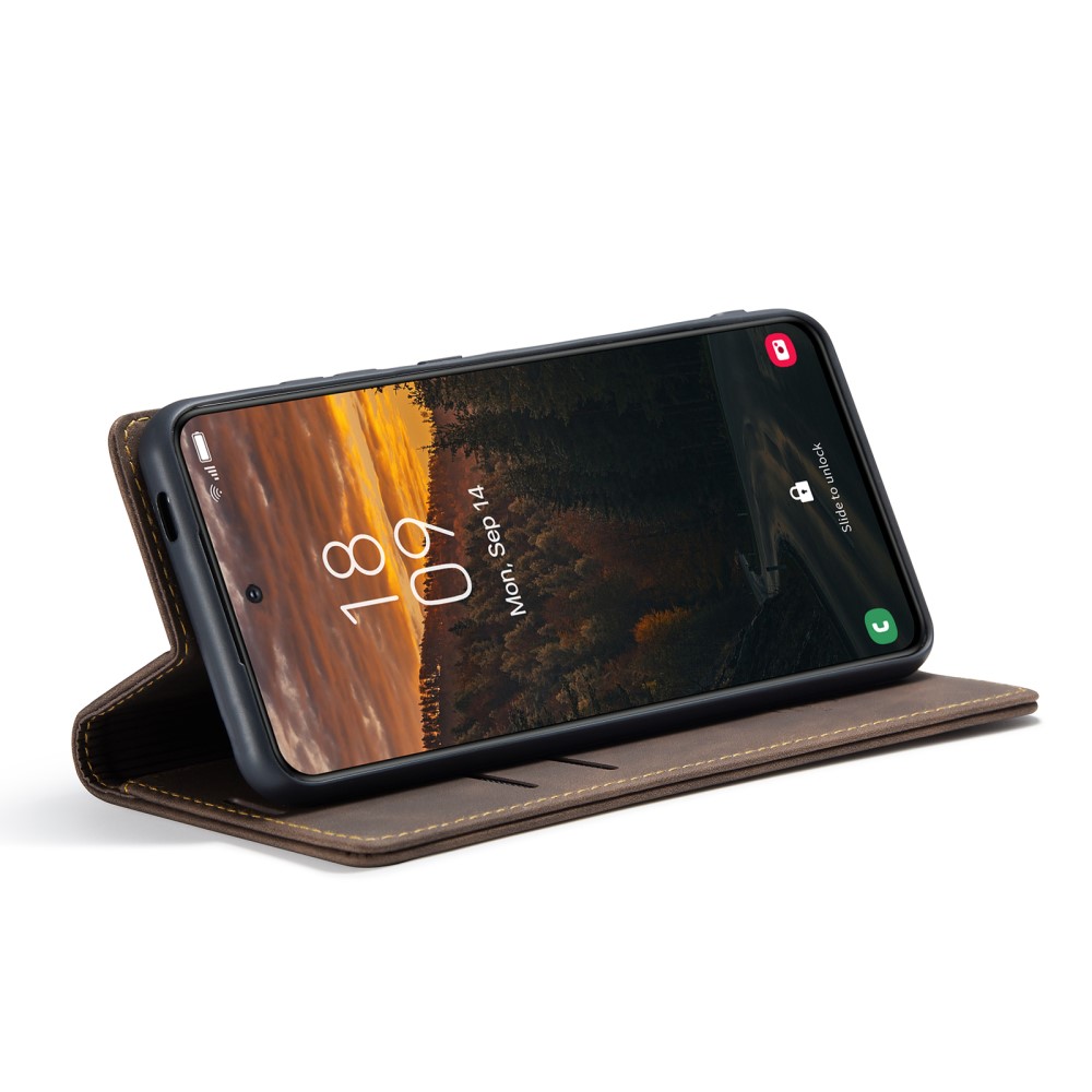 Pouzdro na Samsung Galaxy S24 FE CASEME hnědé
