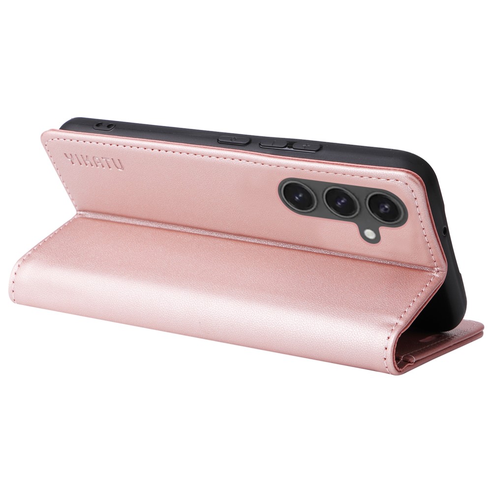 Pouzdro na Samsung Galaxy S24 FE Yikatu růžové