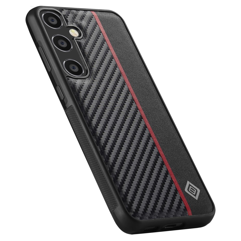 Kryt na Samsung Galaxy S24 FE odolný LC.IMEEKE Carbon černý