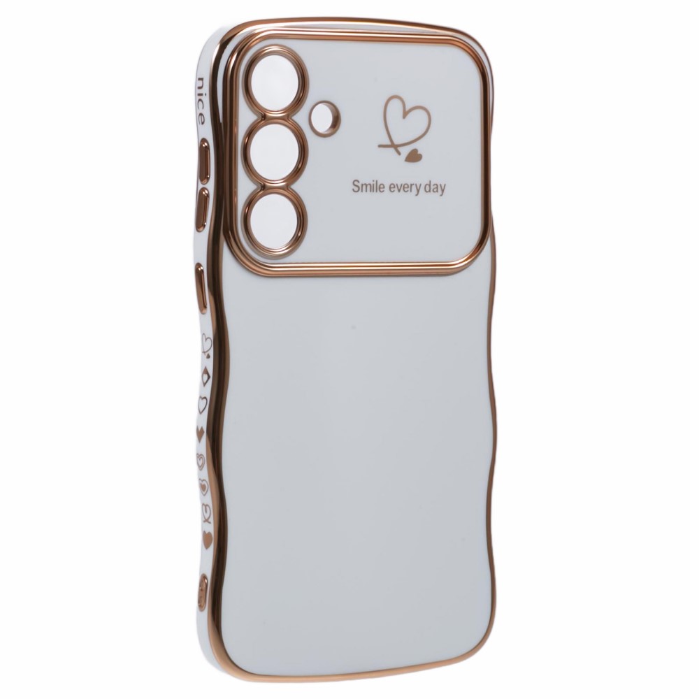 Kryt na Samsung Galaxy S23 FE Srdíčko bílý