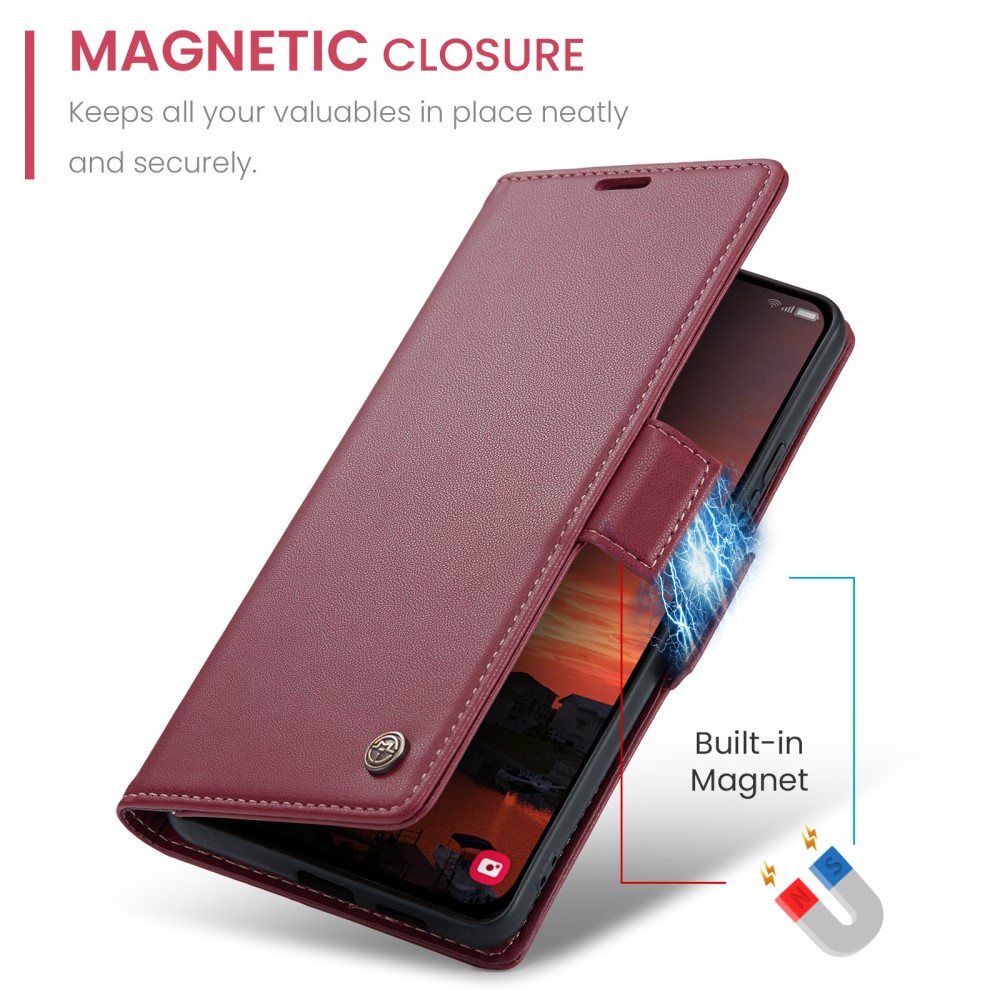 Pouzdro na Samsung Galaxy S25+ CASEME smooth červené