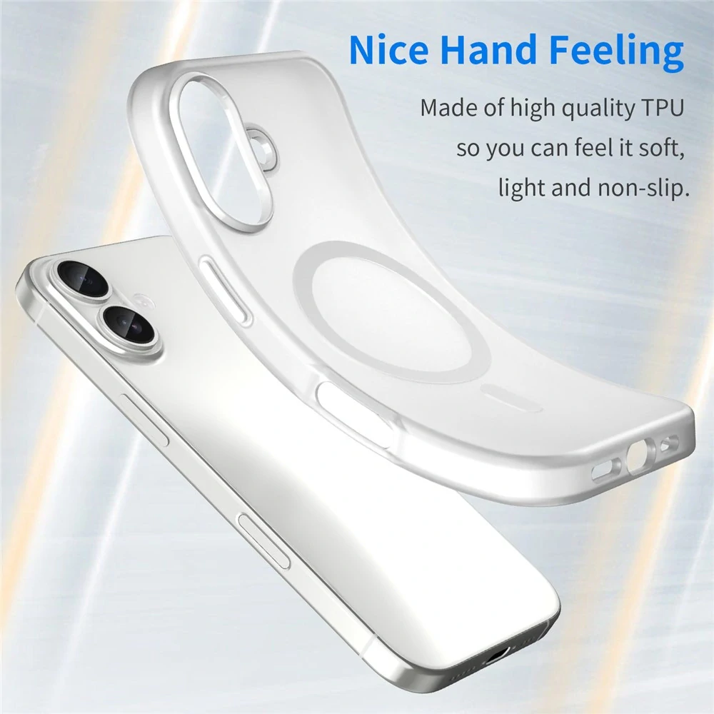 Kryt na iPhone 17 Candy s podporou MAGSAFE bílý