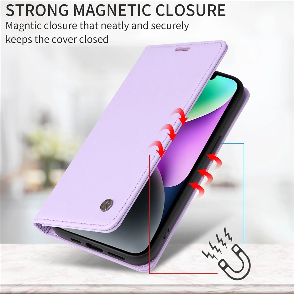 Pouzdro na iPhone 17 Pro Max Yikatu fialové