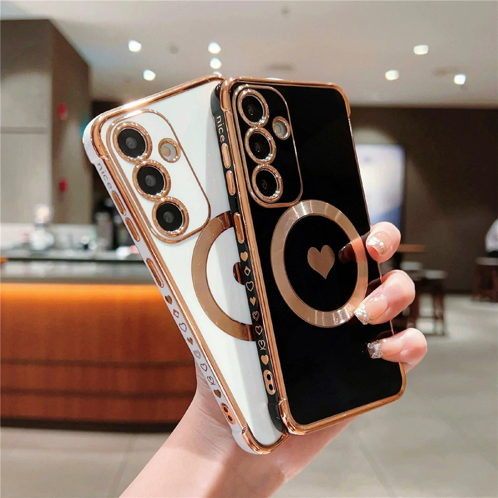 Kryt na Samsung Galaxy S26 Srdíčko s podporou MagSafe černý