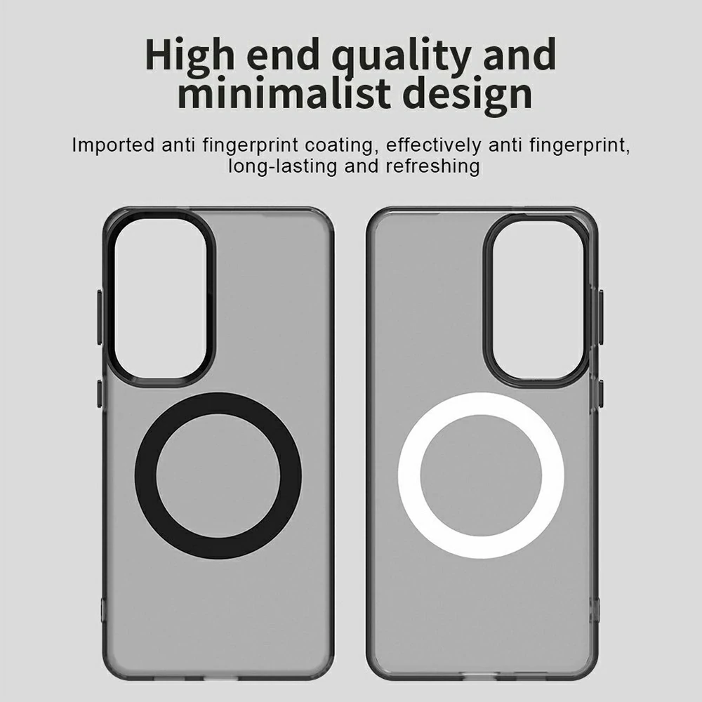 Kryt na Samsung Galaxy S26 gumový Magnetic (podpora MagSafe) černý