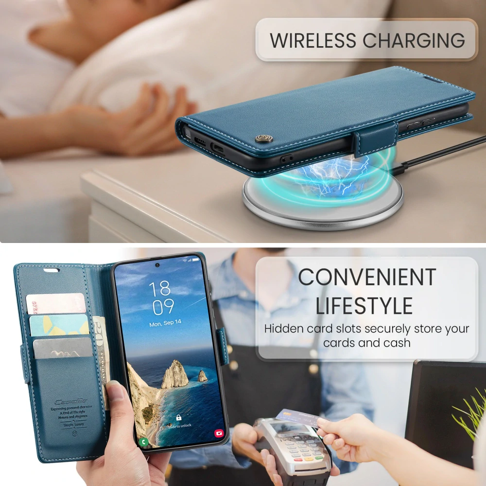 Pouzdro na Samsung Galaxy S26 Ultra CASEME smooth modré