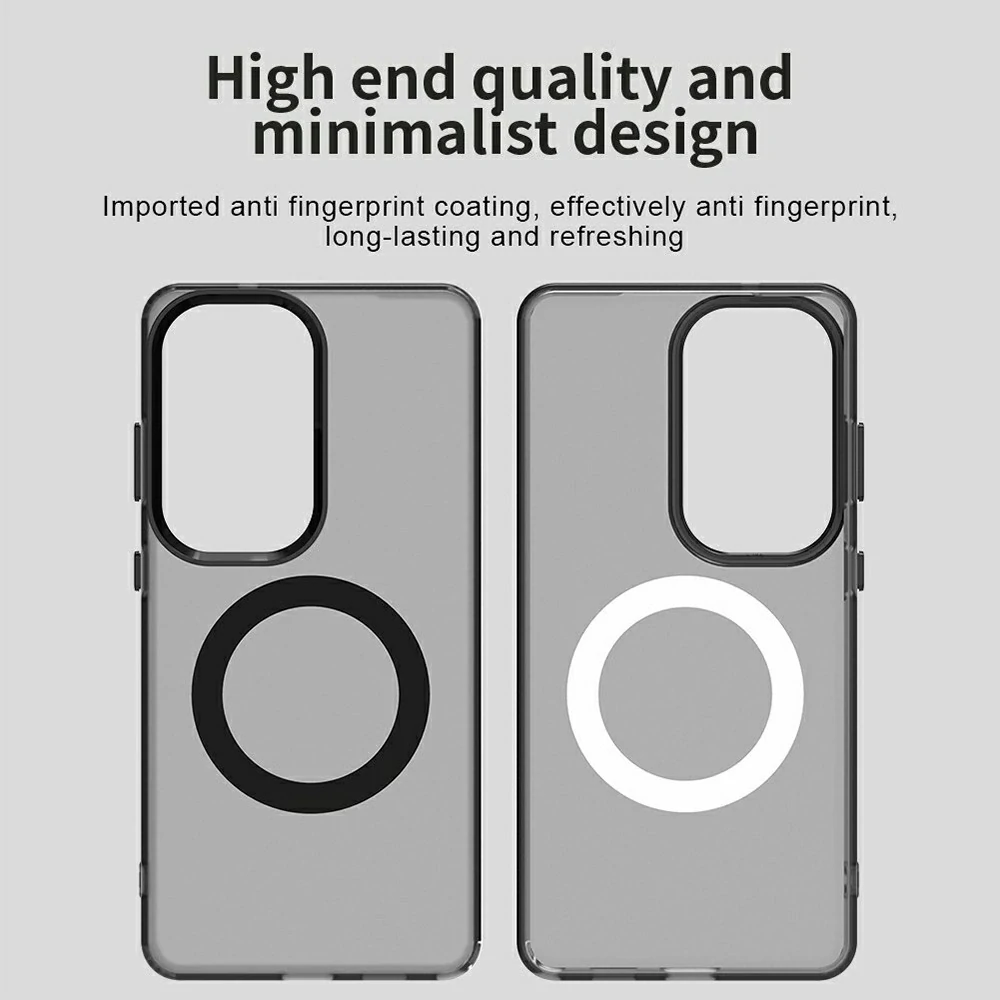 Kryt na Samsung Galaxy S26 Ultra gumový Magnetic (podpora MagSafe) černý