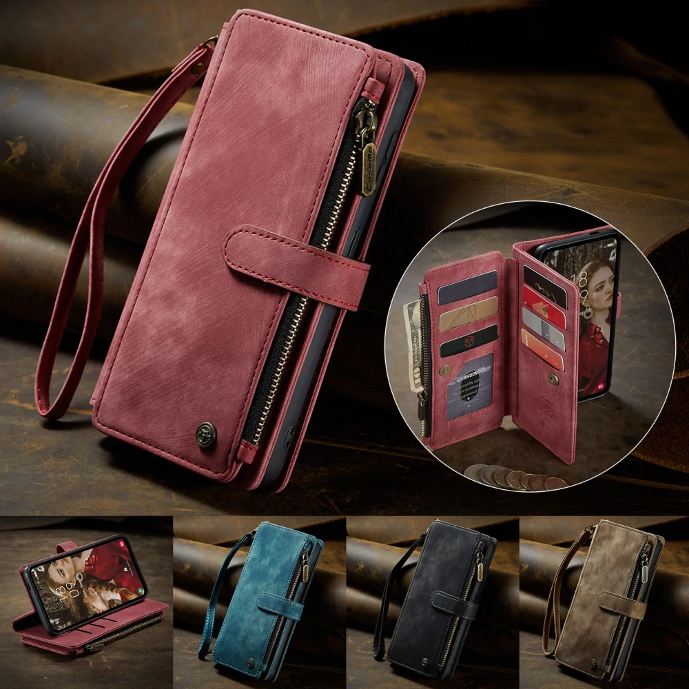 Pouzdro na Samsung Galaxy S25 FE CASEME Deluxe červené