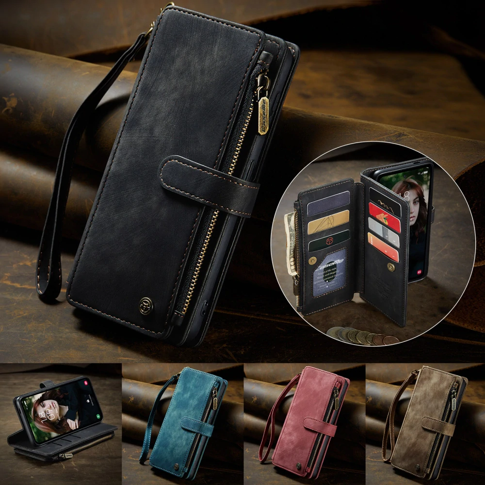 Pouzdro na Samsung Galaxy S25 FE CASEME Deluxe černé