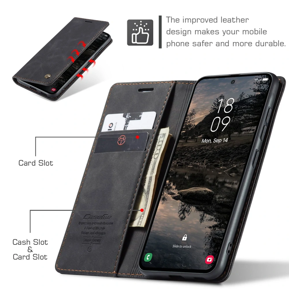 Pouzdro na Samsung Galaxy S25 FE CASEME černé