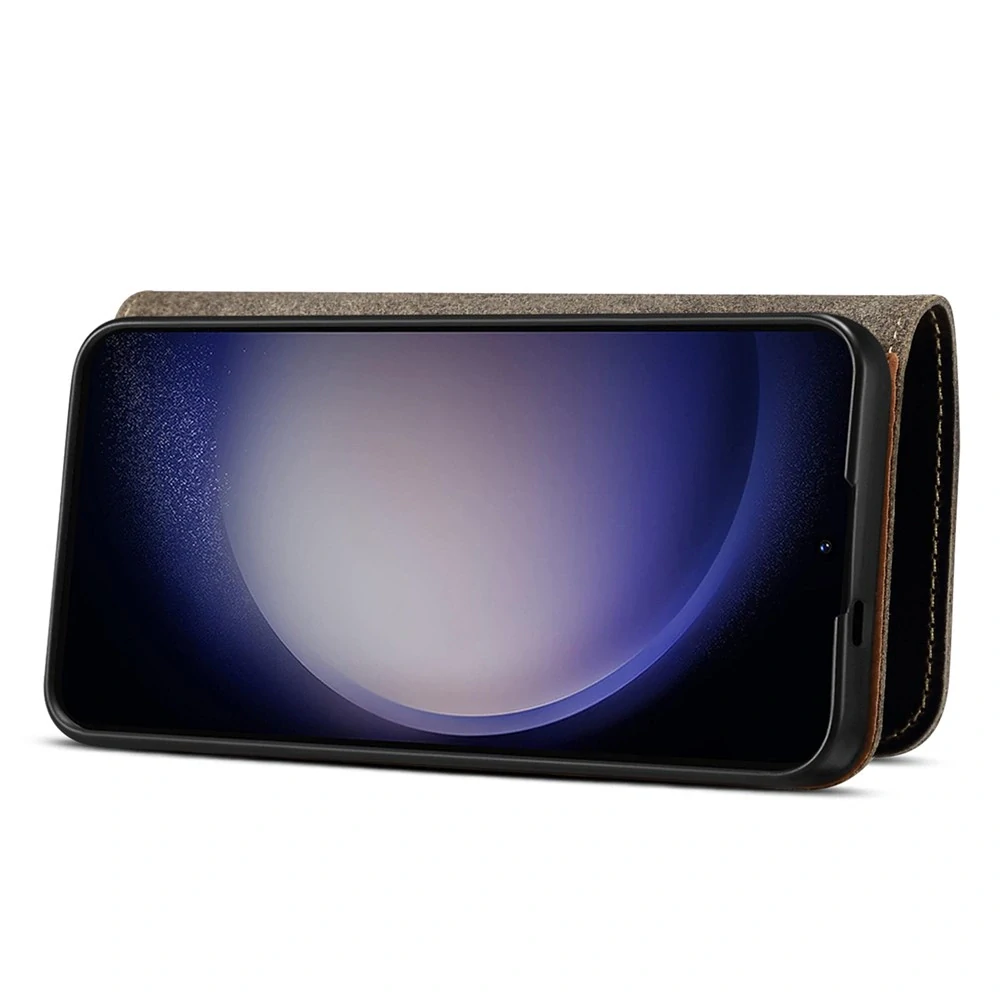 Pouzdro kožené Denior na Samsung Galaxy S24 černé