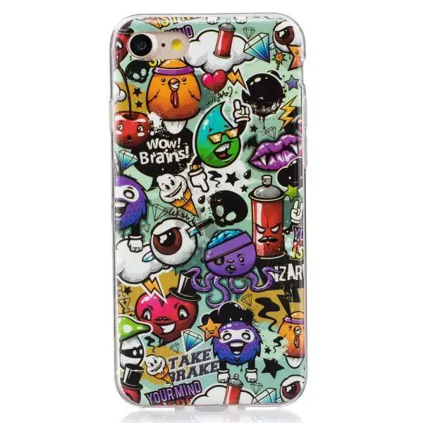 Kryt na iPhone 7 / 8 / SE ( 2020 / 2022 ) svítící Graffiti Urban Art