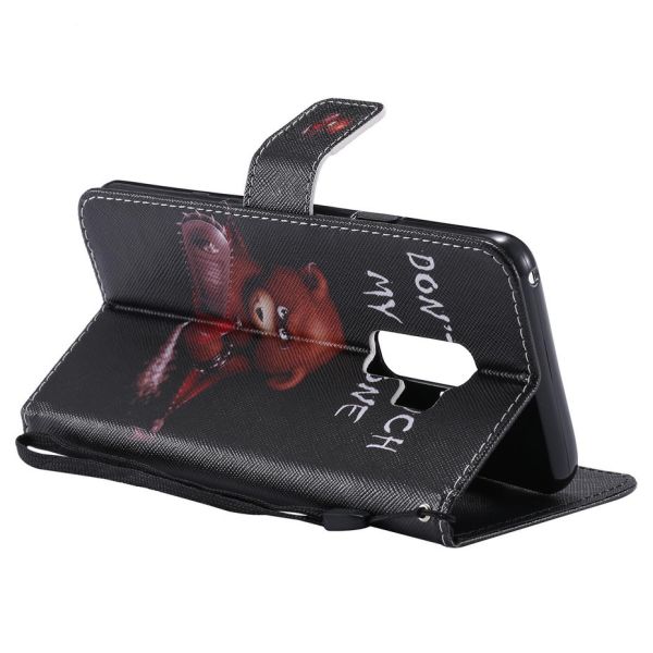 Pouzdro pro Samsung Galaxy S9 Plus Don't Touch My Phone Angry Bear