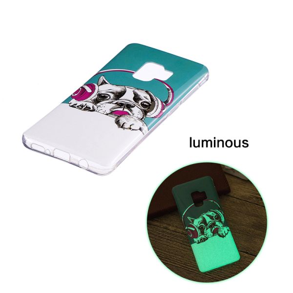 Kryt na Samsung Galaxy S9 svítící Music dog